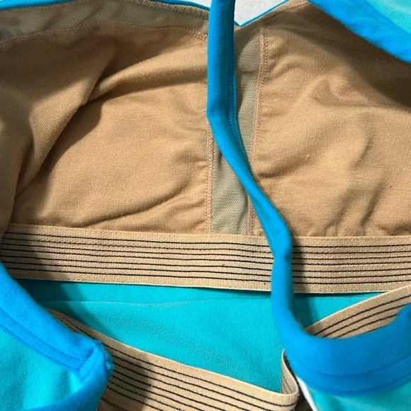 Lululemon Blue V Neck Tank Top Sz 10 - Picture 5 of 7